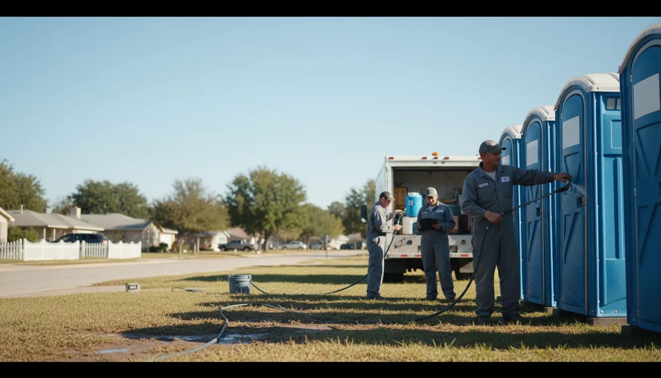 Long-Term Portable Toilet Rental in Augusta, IL near me